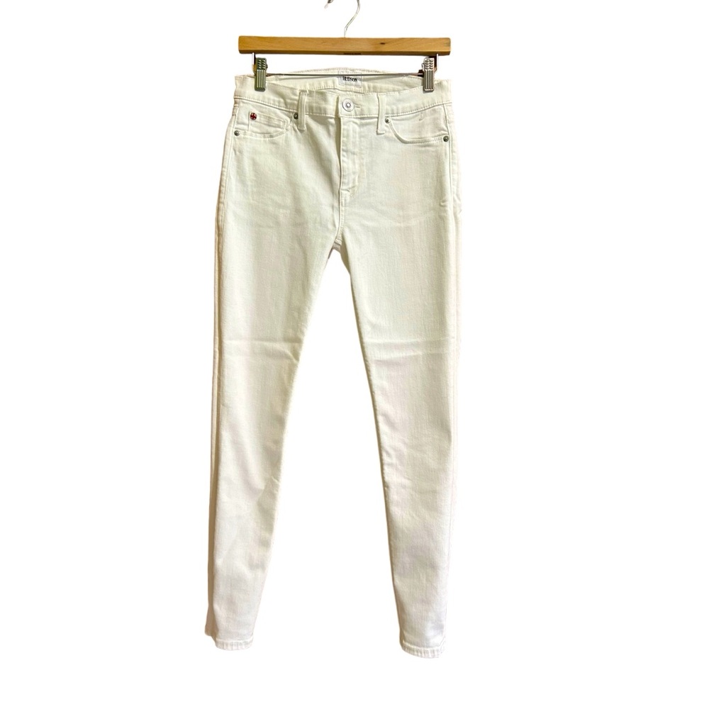 Hudson White Jeans Nico Mid rise Skinny size 27